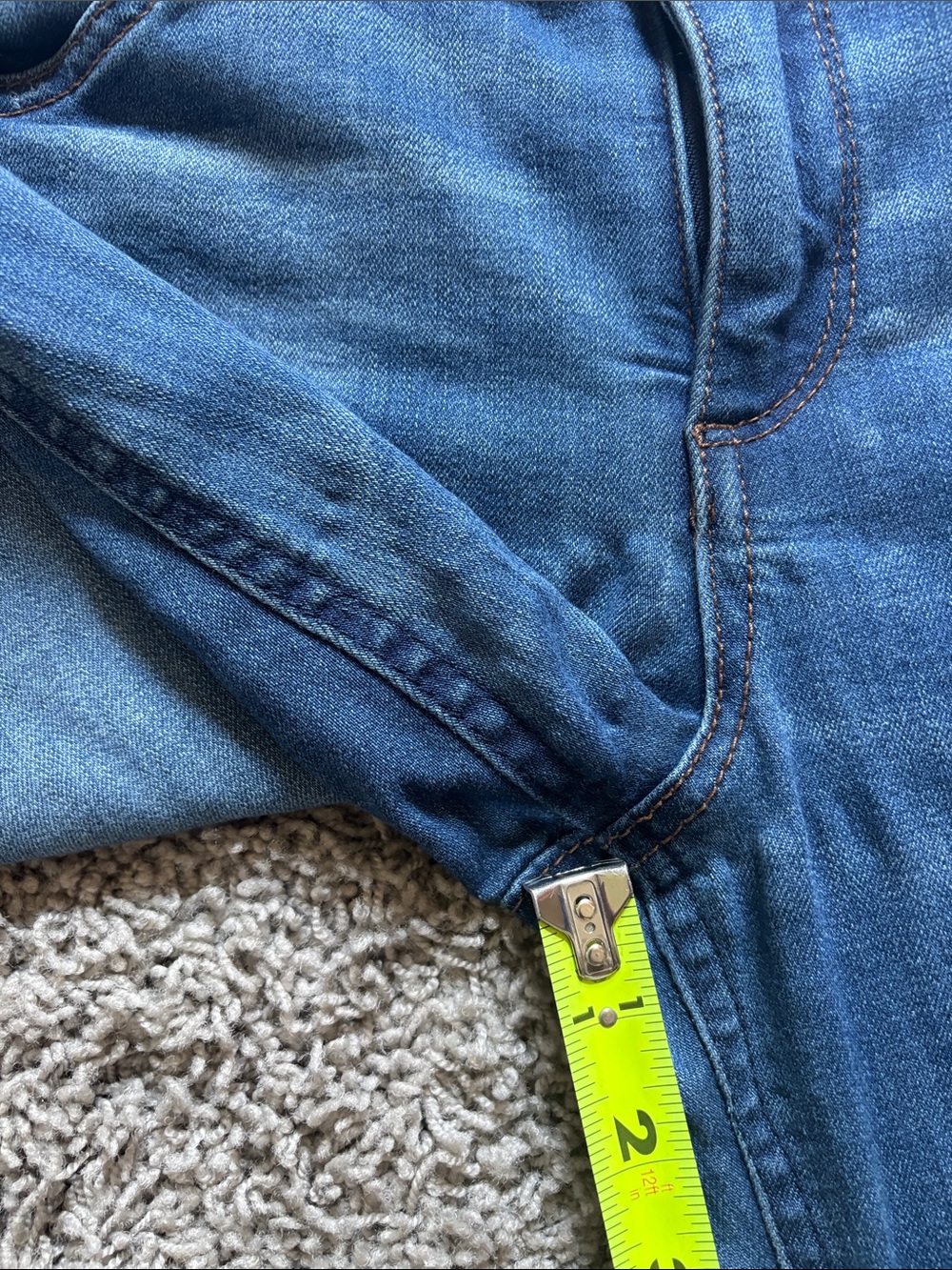 Democracy Women's Medium Blue Bootcut Jeans - Picture 8 of 16